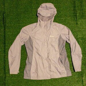 COLUMBIA WINDBREAKER WOMENS JACKET LIGHWEIGHT COAT LIGHT PURPLE SIZE LARGE